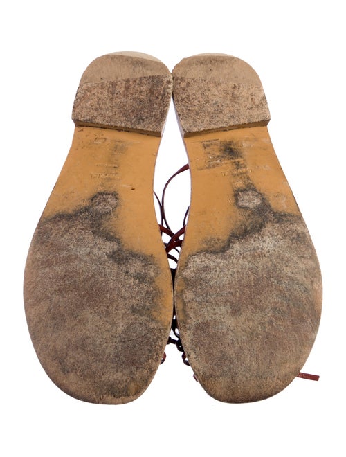 Mansur Gavriel Leather Gladiator Sandals