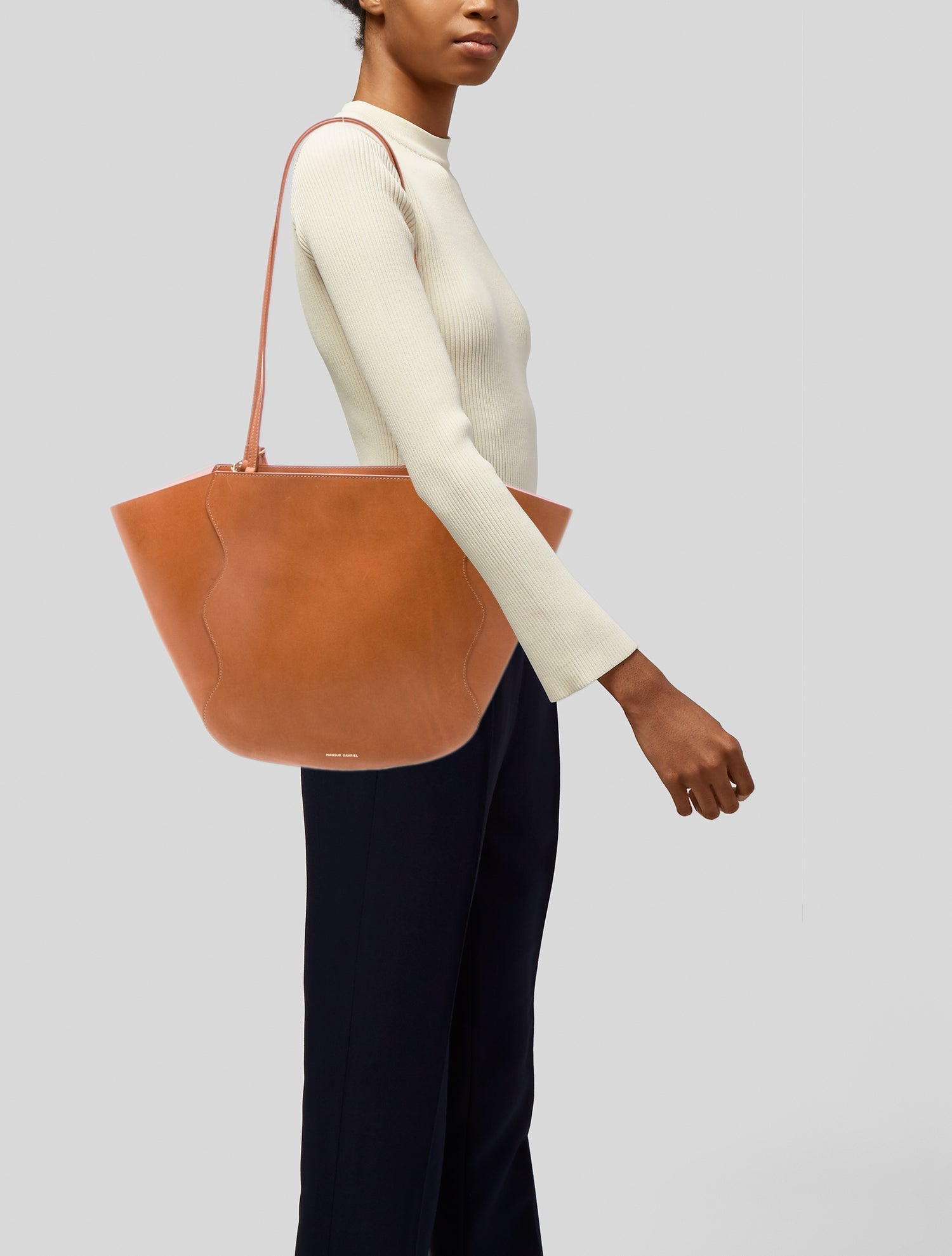 Mansur Gavriel Leather Bucket Bag
