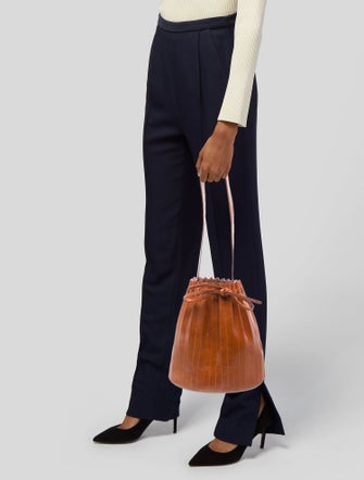 Mansur Gavriel Leather Bucket Bag