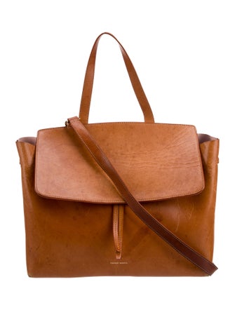Mansur Gavriel Leather Top Handle Bag