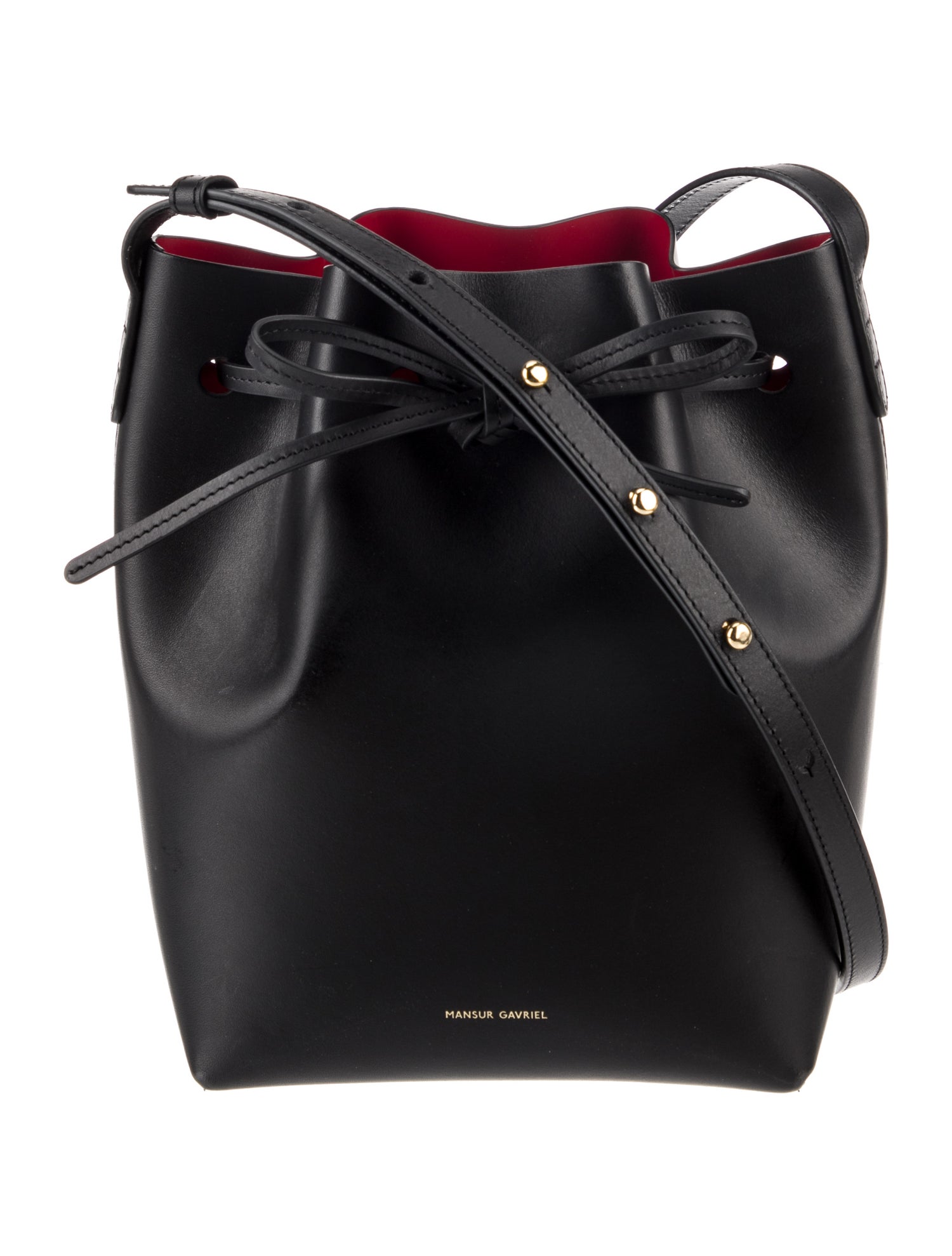 Mansur Gavriel Leather Bucket Bag