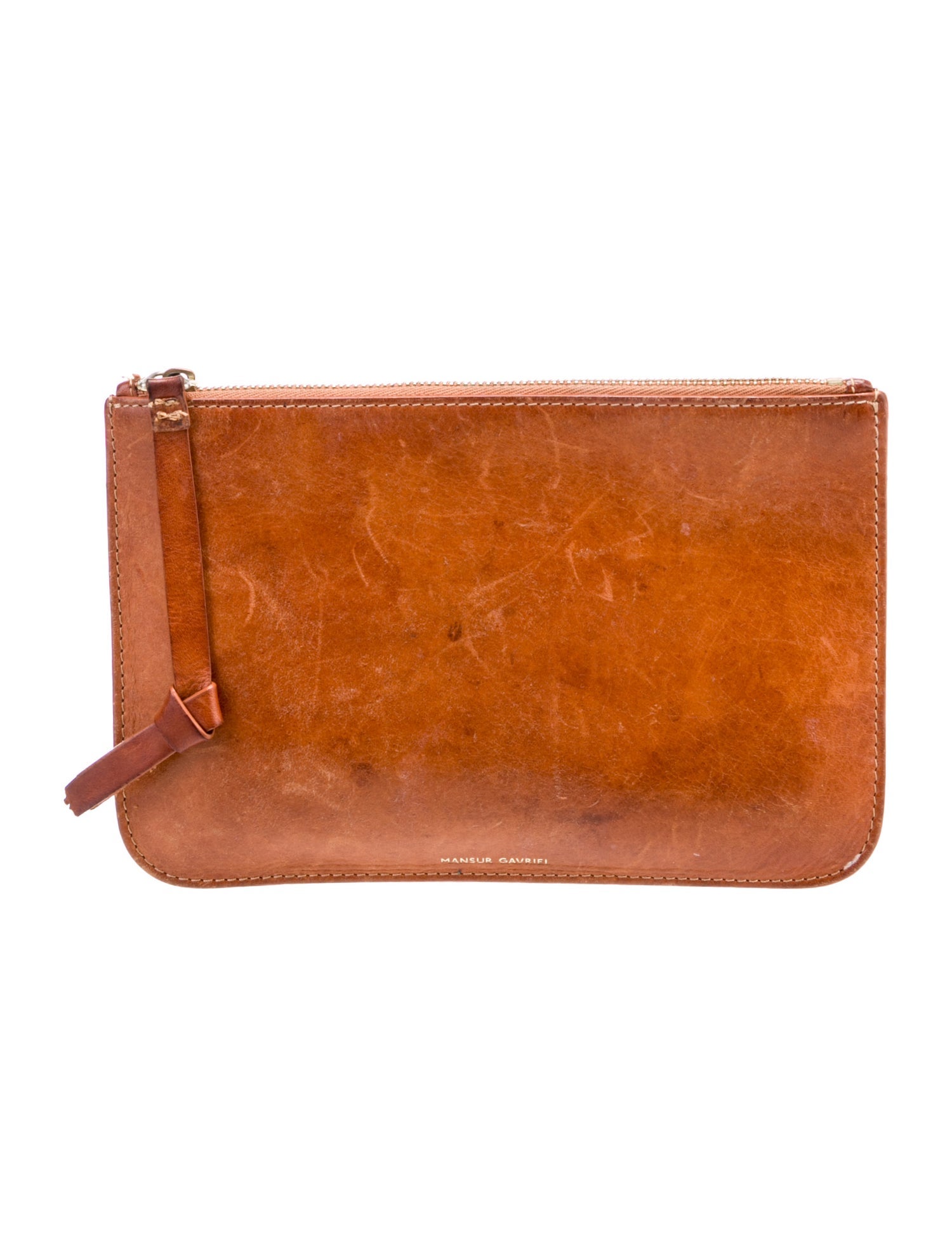 Mansur Gavriel Leather Clutch