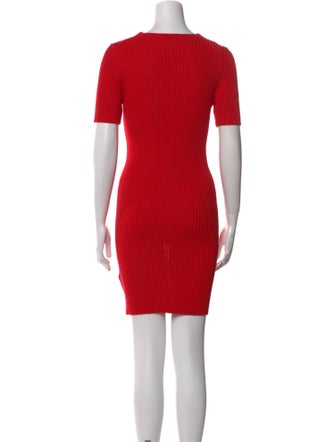 Mansur Gavriel Scoop Neck Knee-Length Dress