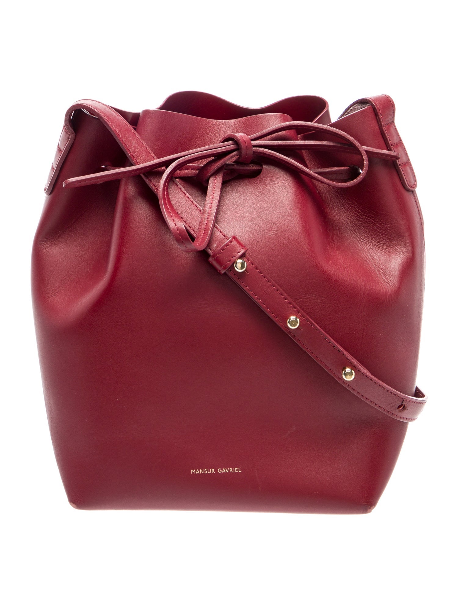 Mansur Gavriel Leather Shoulder Bag