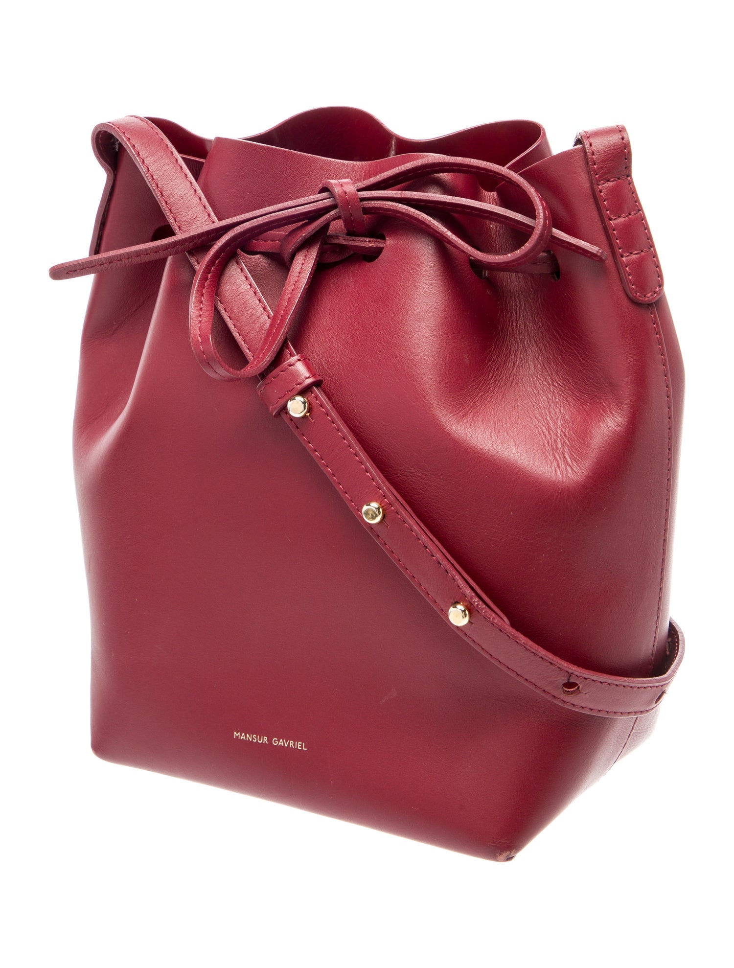 Mansur Gavriel Leather Shoulder Bag
