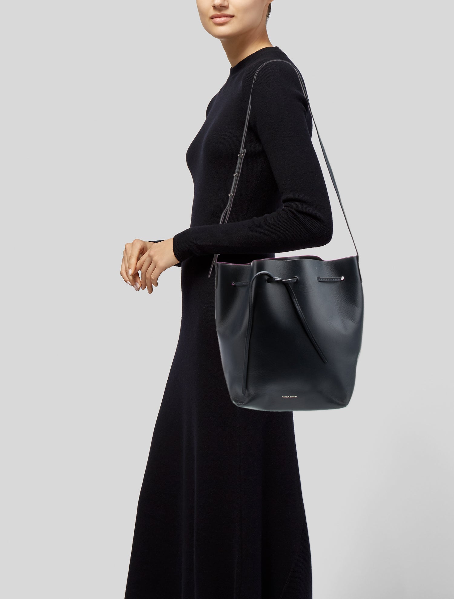 Mansur Gavriel Leather Bucket Bag