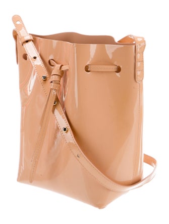 Mansur Gavriel Patent Leather Bucket Bag