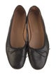 Mansur Gavriel Leather Bow Accents Ballet Flats