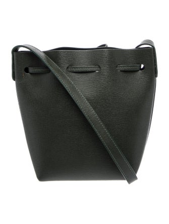 Mansur Gavriel Saffiano Leather Bucket Bag
