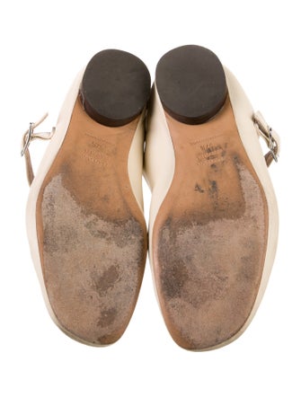 Mansur Gavriel Leather Mary Jane Flats