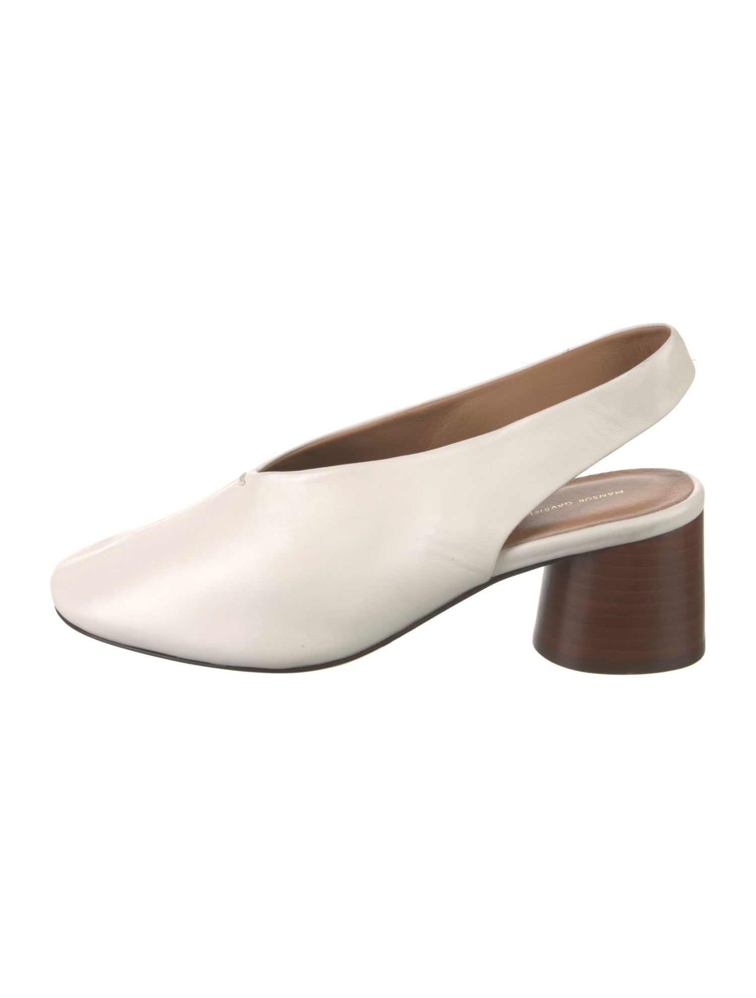 Mansur Gavriel Leather Slingback Pumps