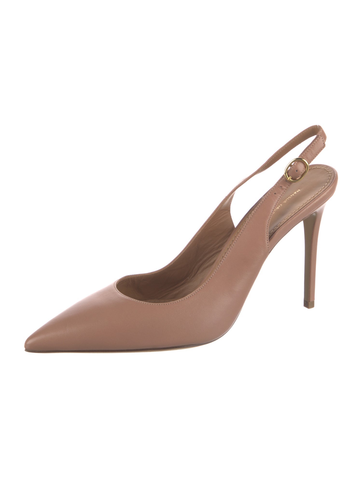 Mansur Gavriel Leather Slingback Pumps