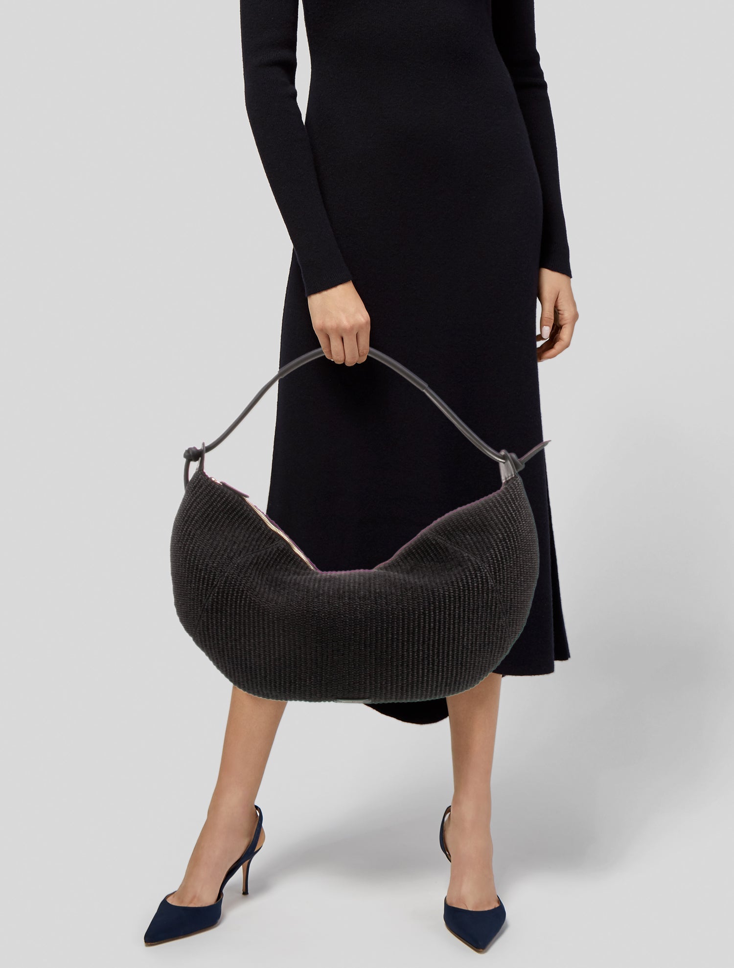 Mansur Gavriel Raffia Top Handle Bag w/ Tags