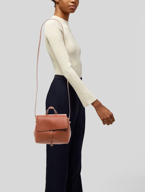 Mansur Gavriel Leather Top Handle Bag