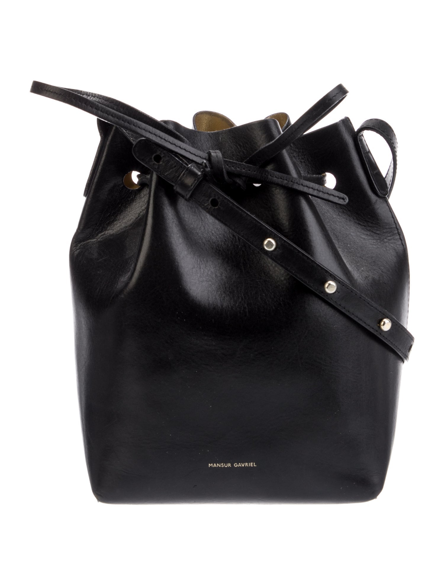 Mansur Gavriel Leather Bucket Bag