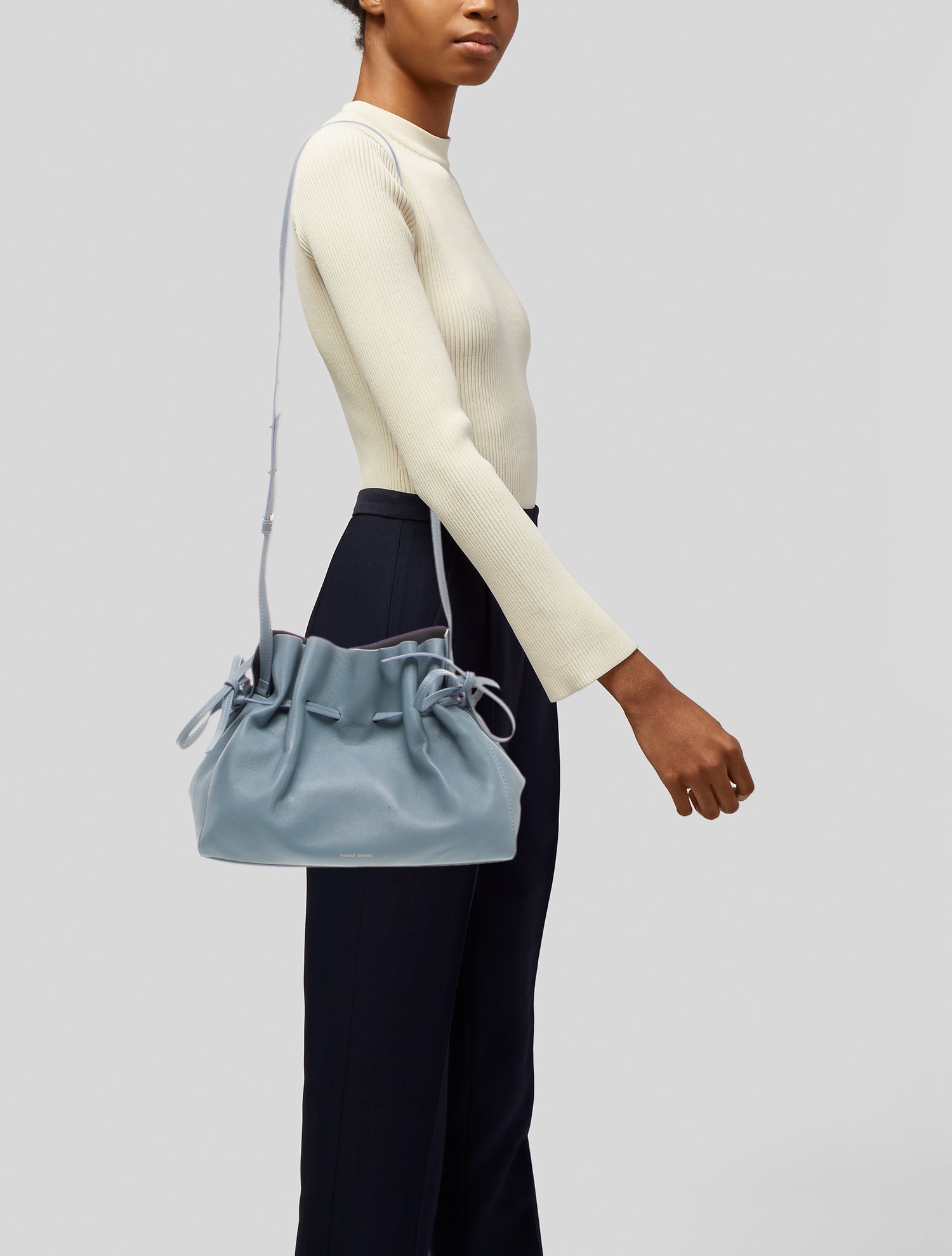 Mansur Gavriel Leather Shoulder Bag