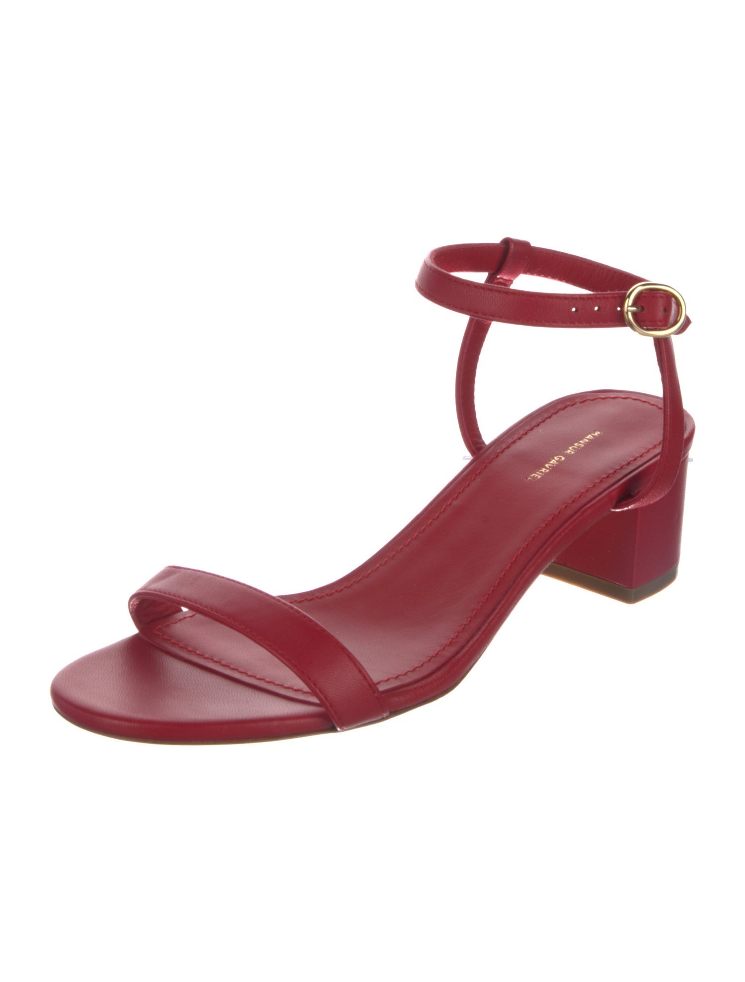 Mansur Gavriel Leather Sandals w/ Tags
