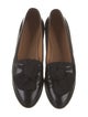 Mansur Gavriel Patent Leather Bow Accents Loafers