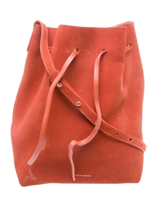 Mansur Gavriel Suede Bucket Bag Large