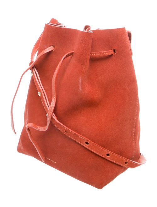 Mansur Gavriel Suede Bucket Bag Large