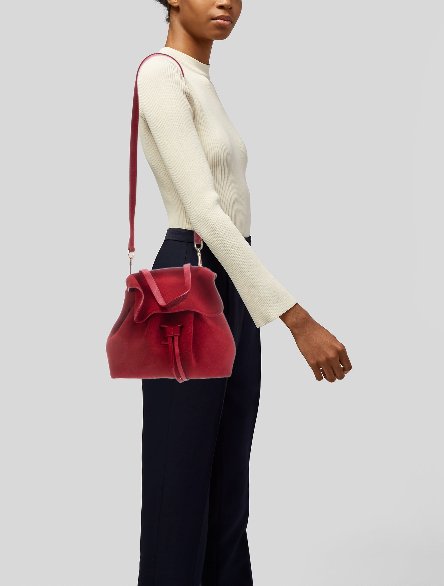 Mansur Gavriel Suede Backpack