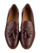 Mansur Gavriel Leather Tassel Accents Loafers