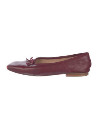 Mansur Gavriel Leather Ballet Flats