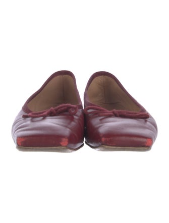 Mansur Gavriel Leather Ballet Flats