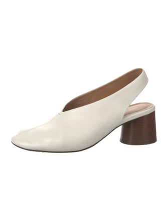 Mansur Gavriel Leather Slingback Pumps