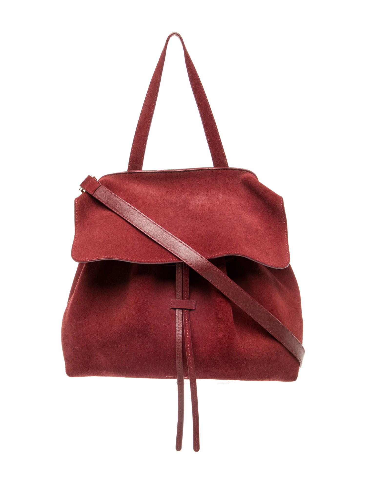 Mansur Gavriel Suede Top Handle Bag