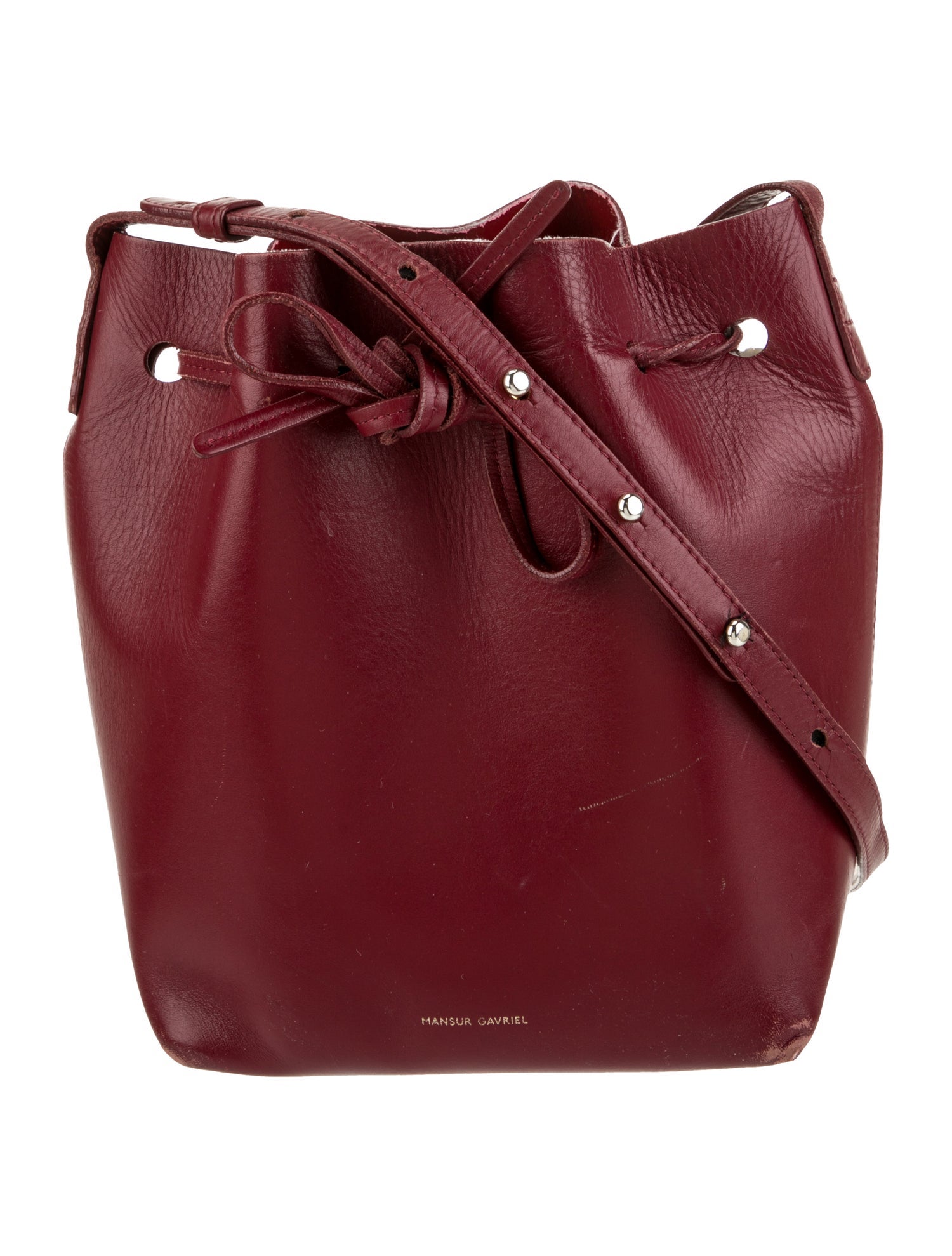 Mansur Gavriel Leather Bucket Bag