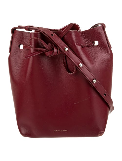 Mansur Gavriel Leather Bucket Bag