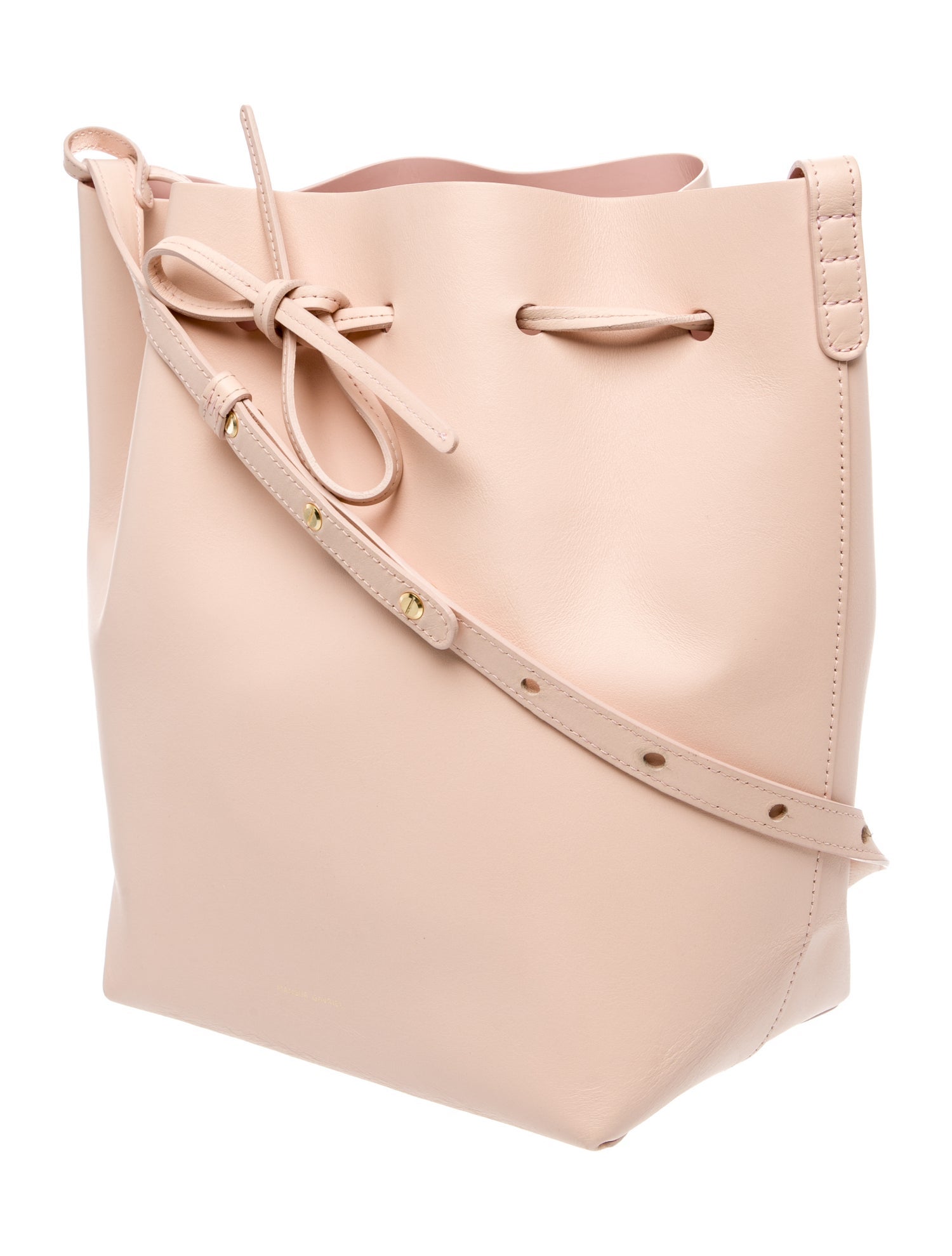 Mansur Gavriel Leather Bucket Bag Large
