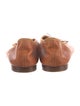 Mansur Gavriel Leather Bow Accents Ballet Flats