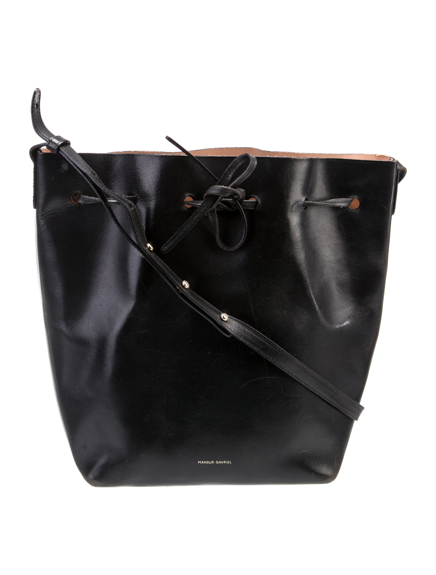 Mansur Gavriel Leather Bucket Bag