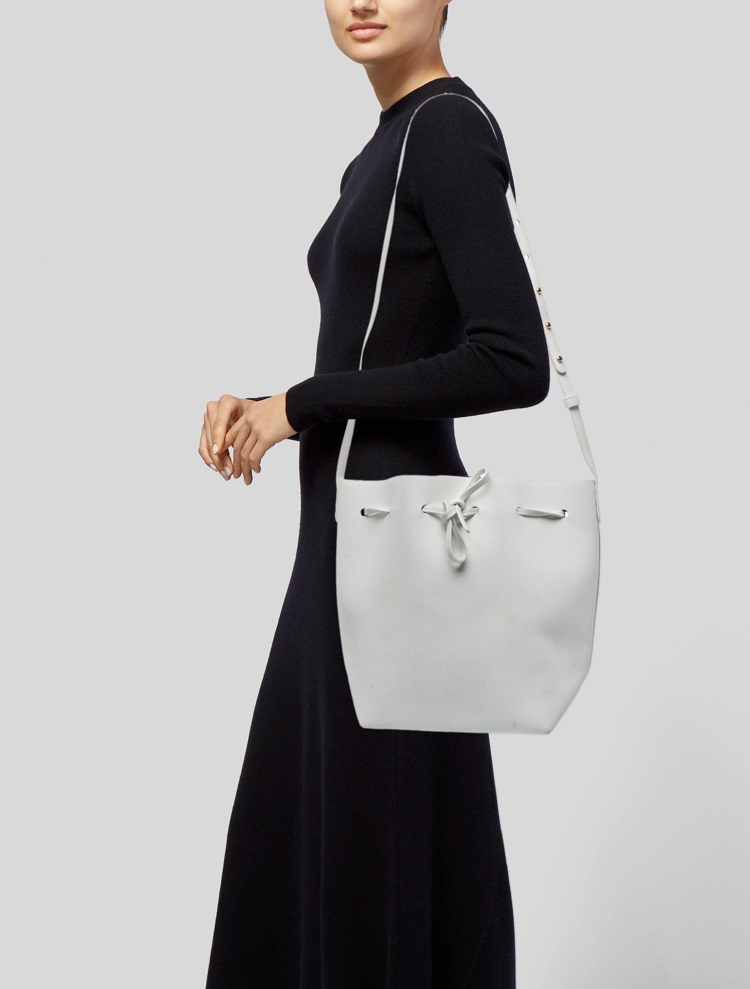 Mansur Gavriel Leather Shoulder Bag