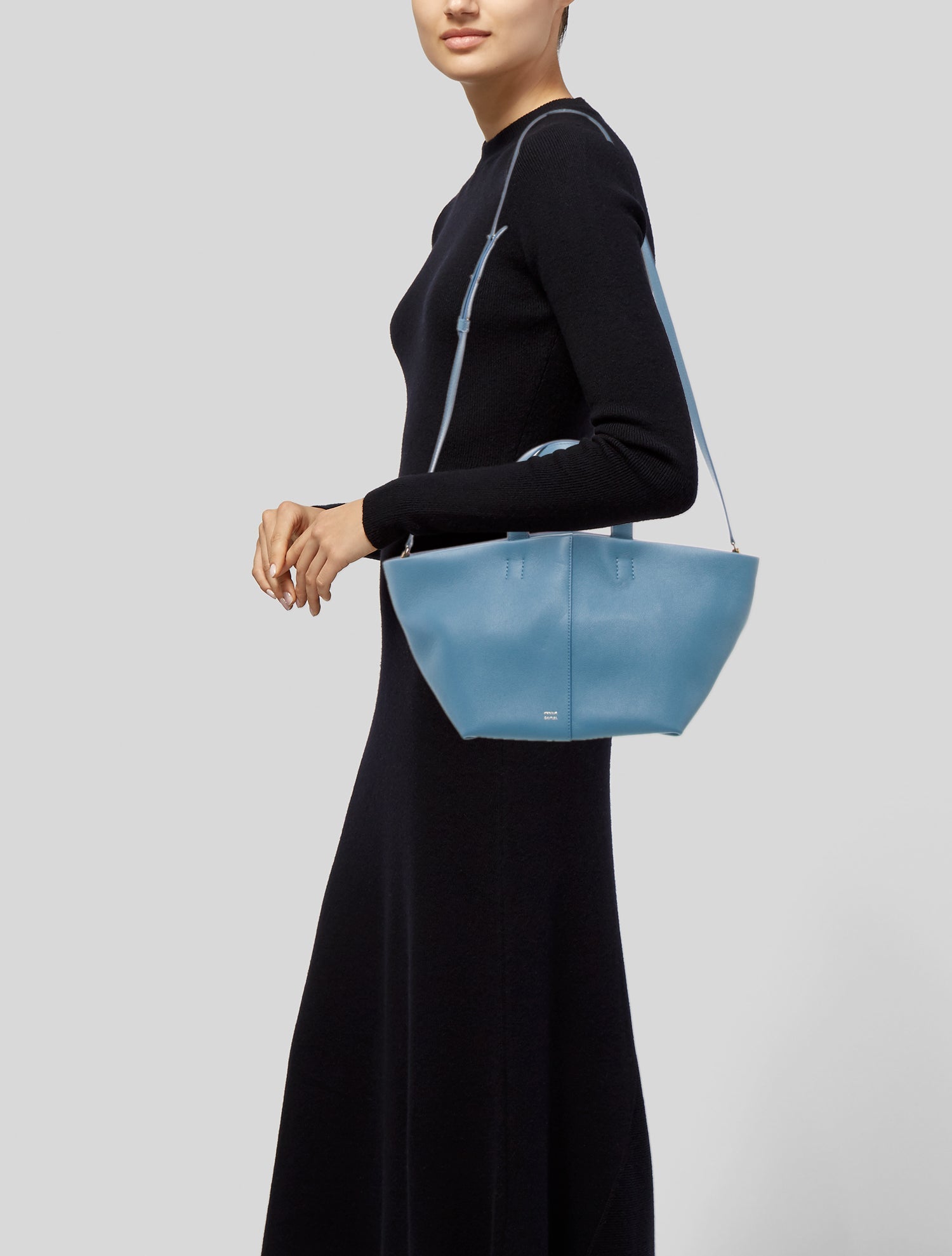Mansur Gavriel Leather Top Handle Bag