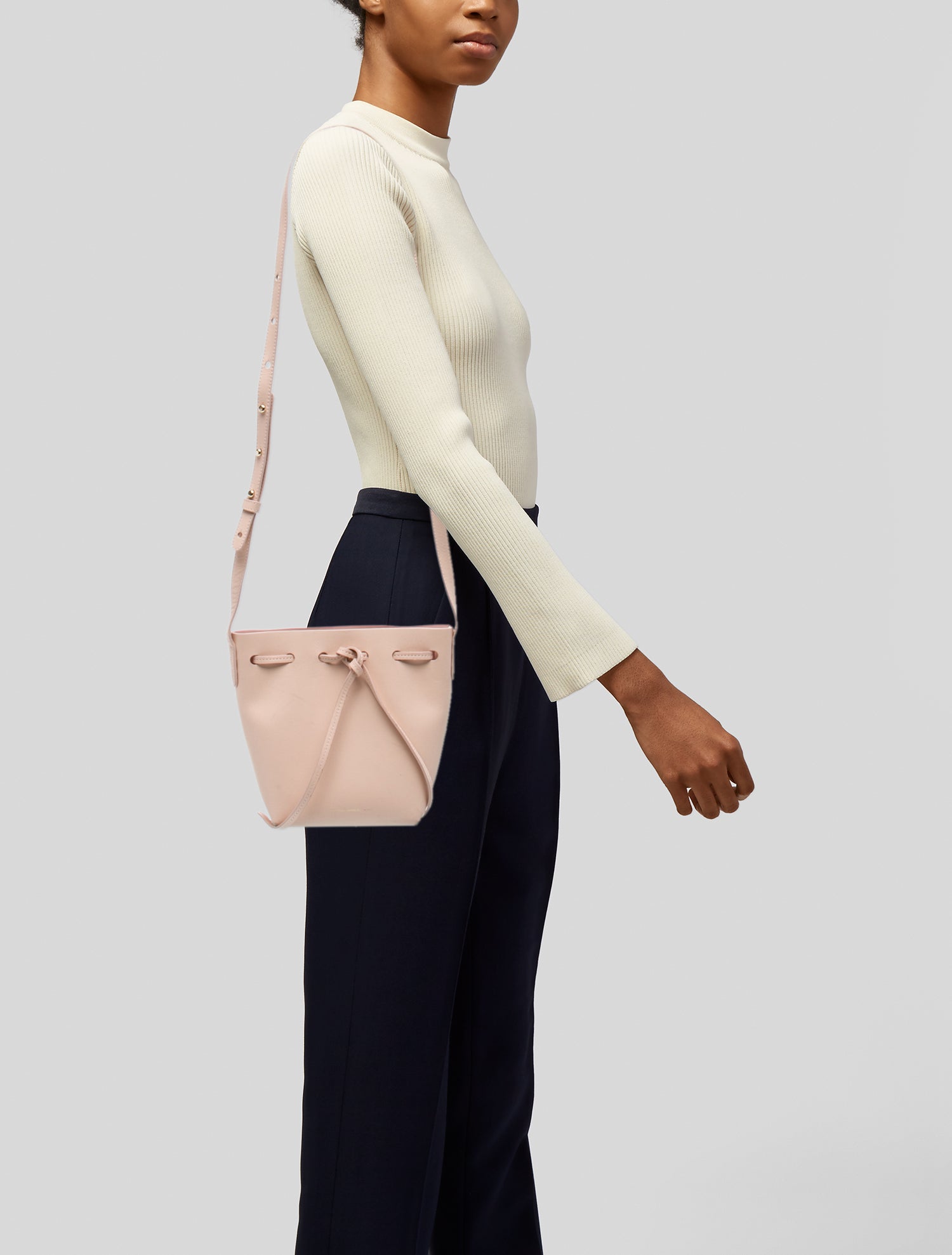 Mansur Gavriel Leather Bucket Bag