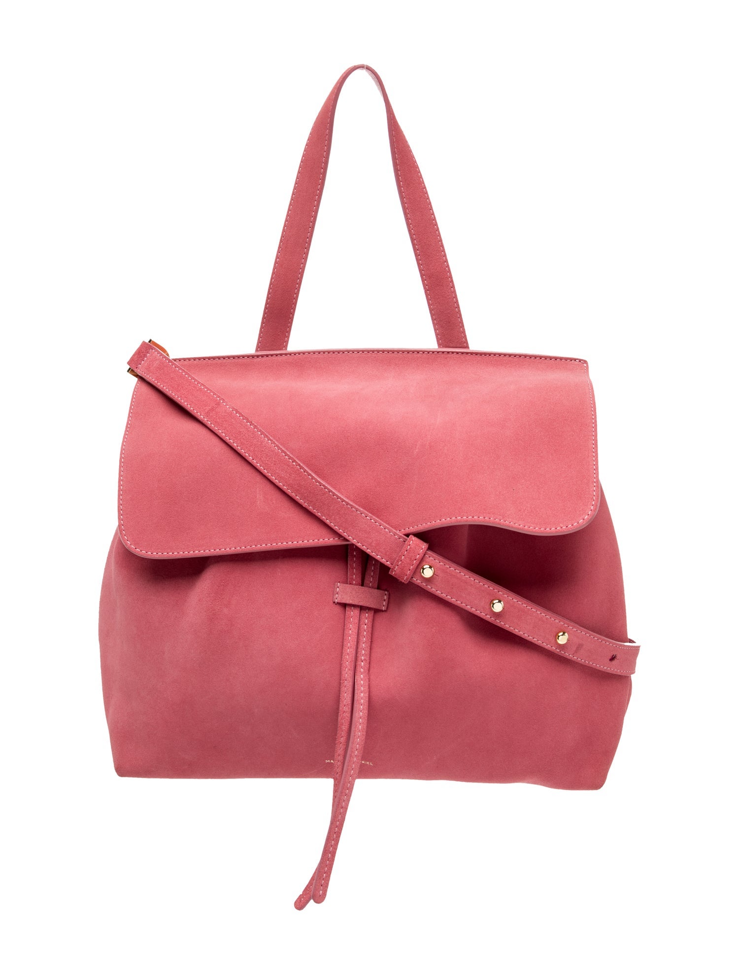 Mansur Gavriel Suede Top Handle Bag