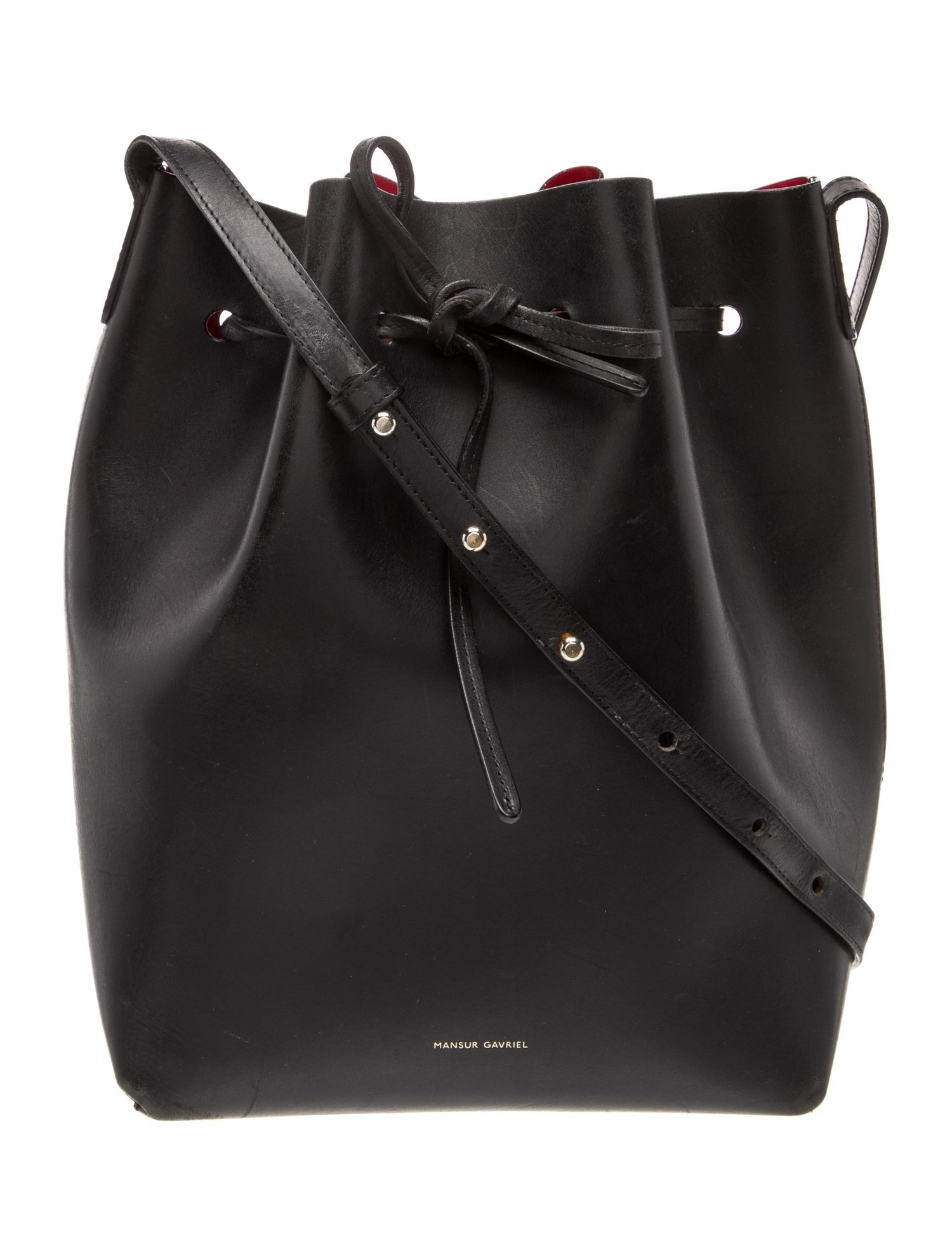 Mansur Gavriel Leather Bucket Bag