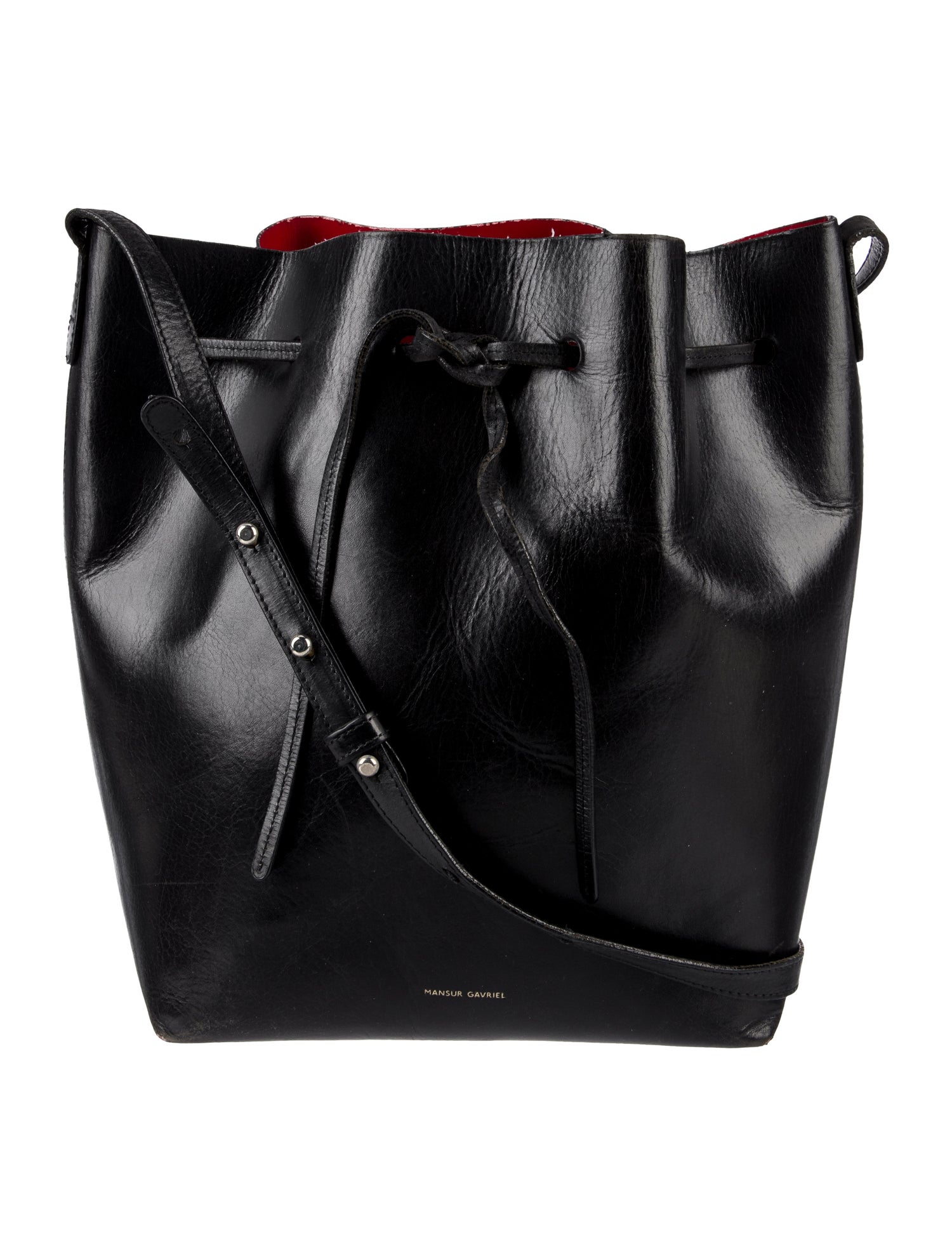 Mansur Gavriel Leather Bucket Bag