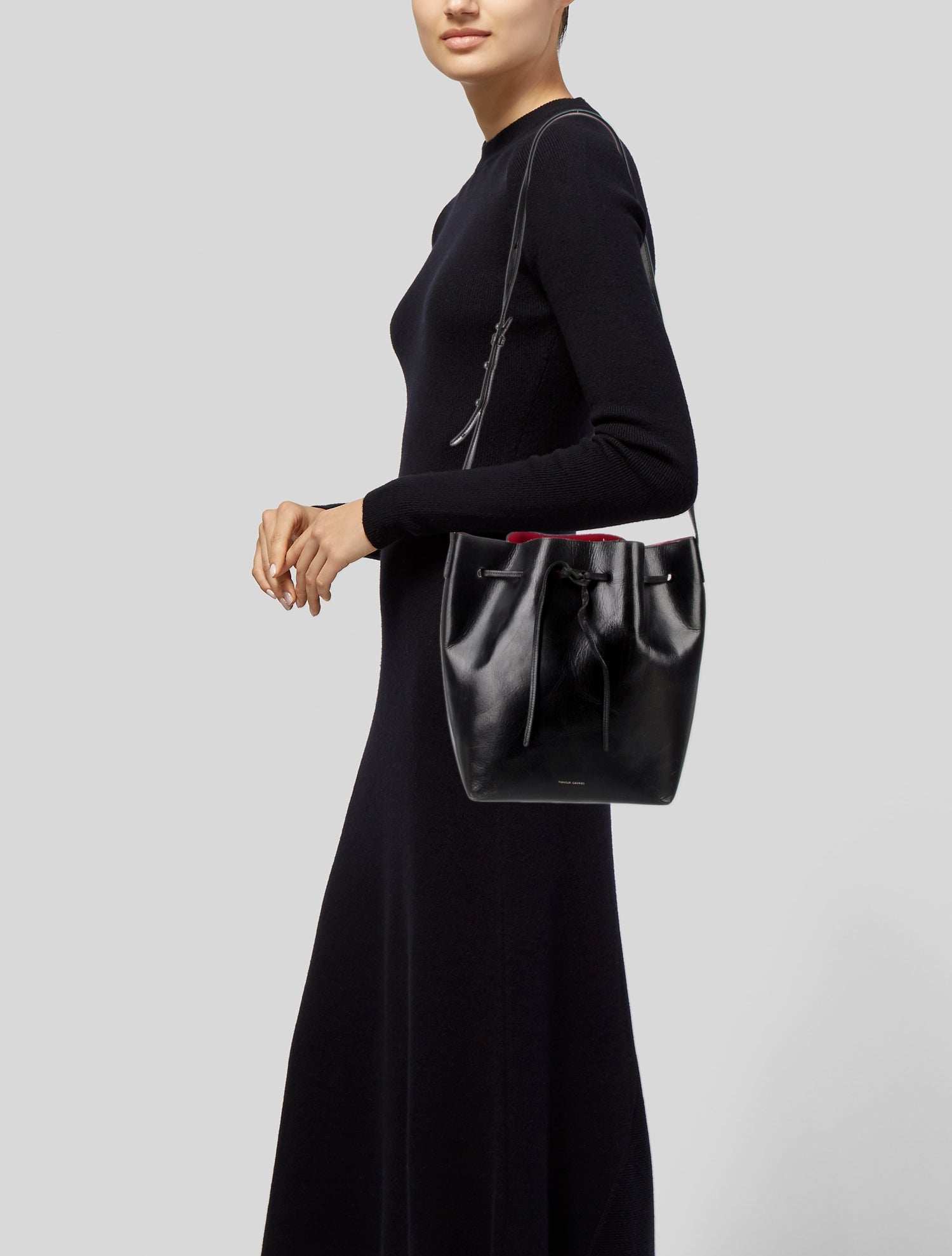 Mansur Gavriel Leather Bucket Bag