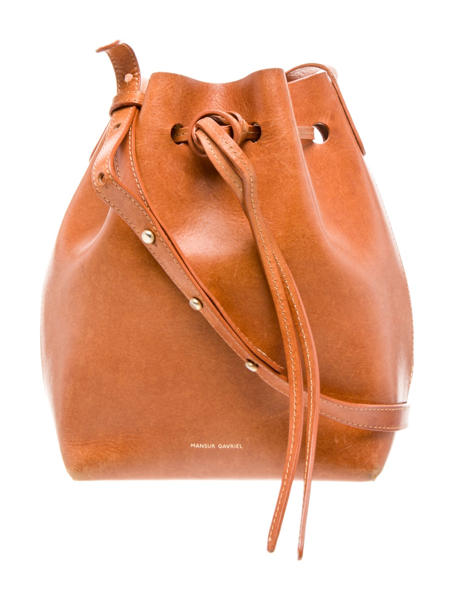 Mansur Gavriel Leather Shoulder Bag