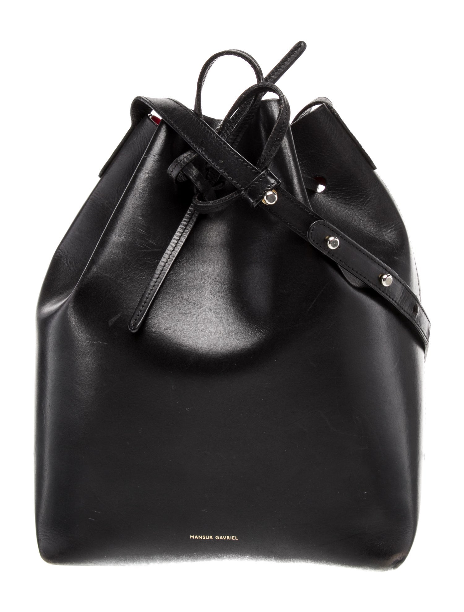 Mansur Gavriel Leather Bucket Bag