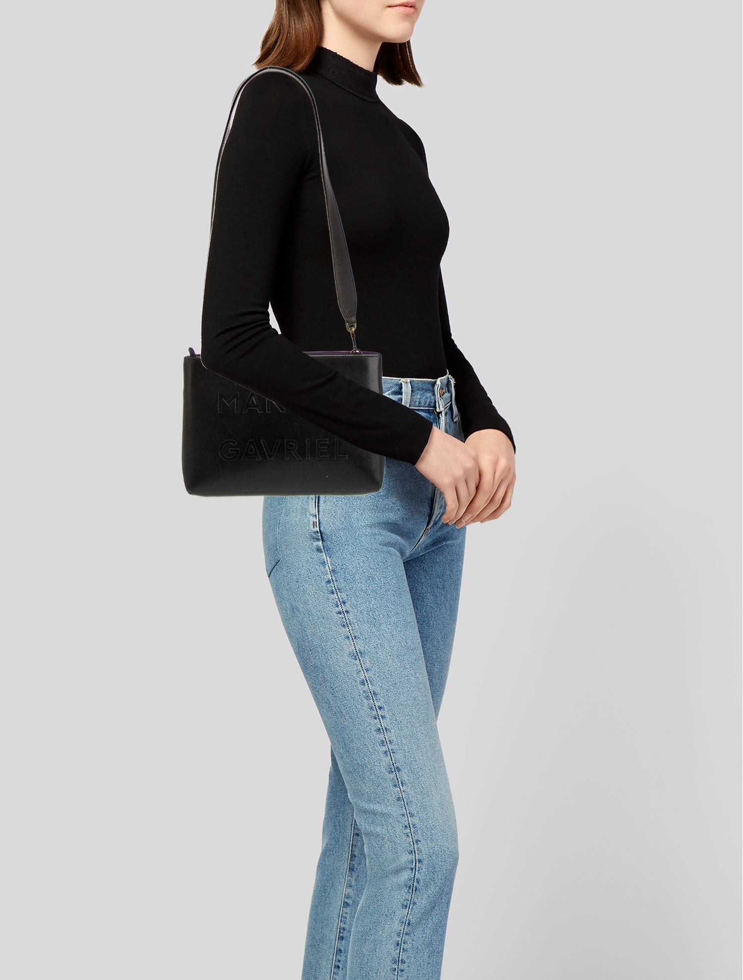 Mansur Gavriel Leather Shoulder Bag