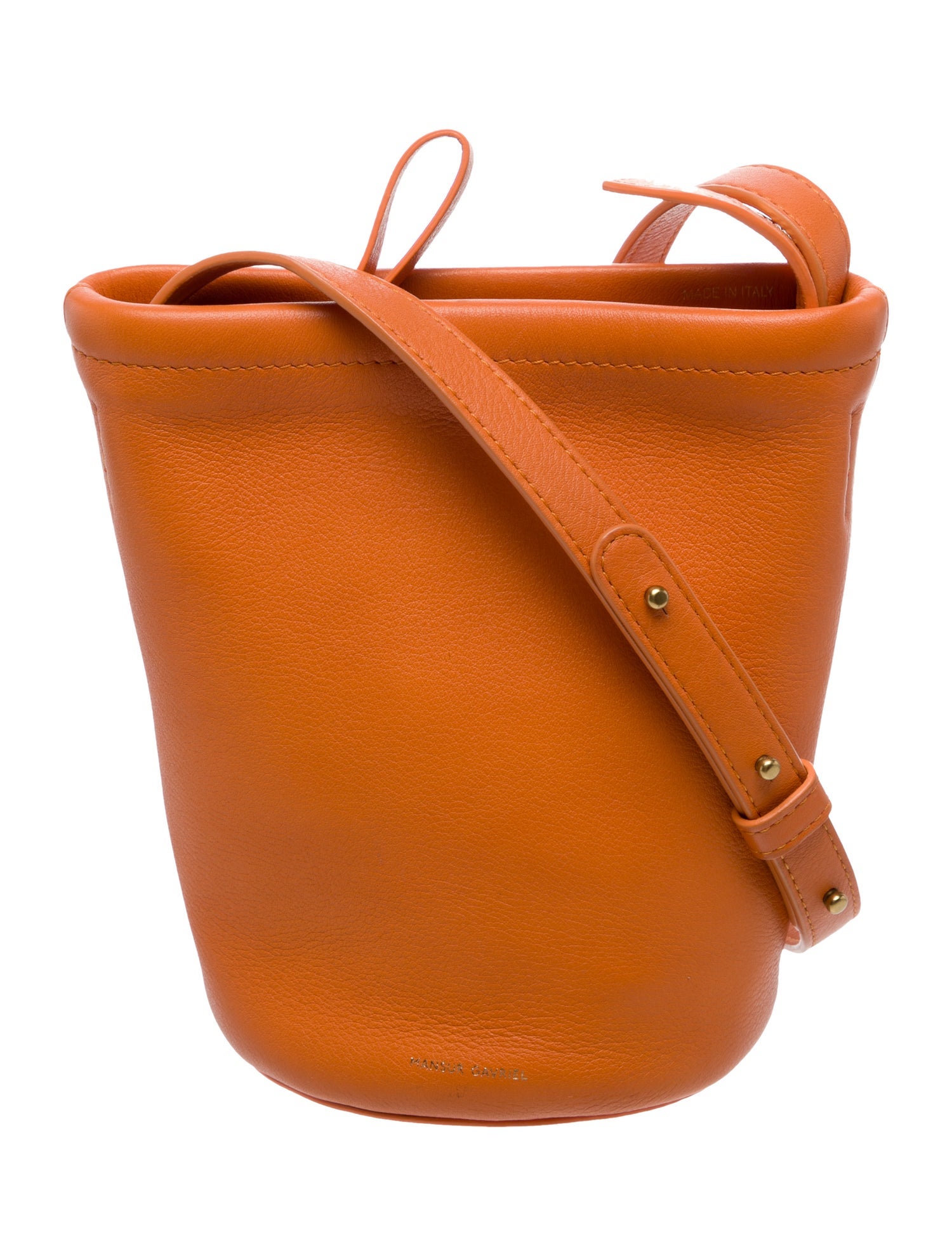 Mansur Gavriel Leather Bucket Bag