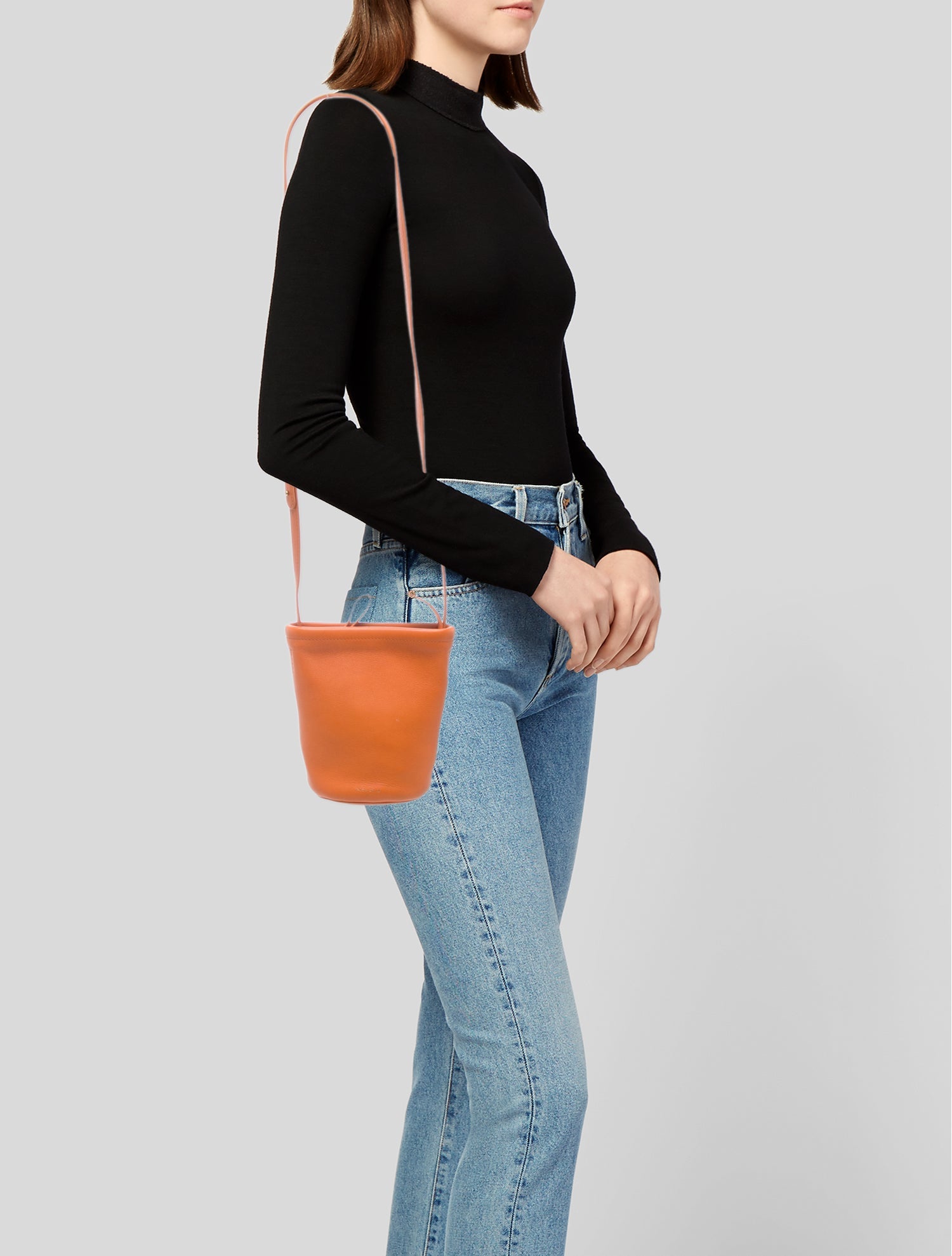 Mansur Gavriel Leather Bucket Bag