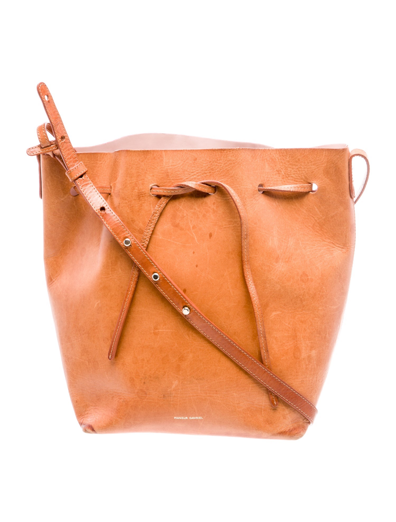 Mansur Gavriel Leather Shoulder Bag