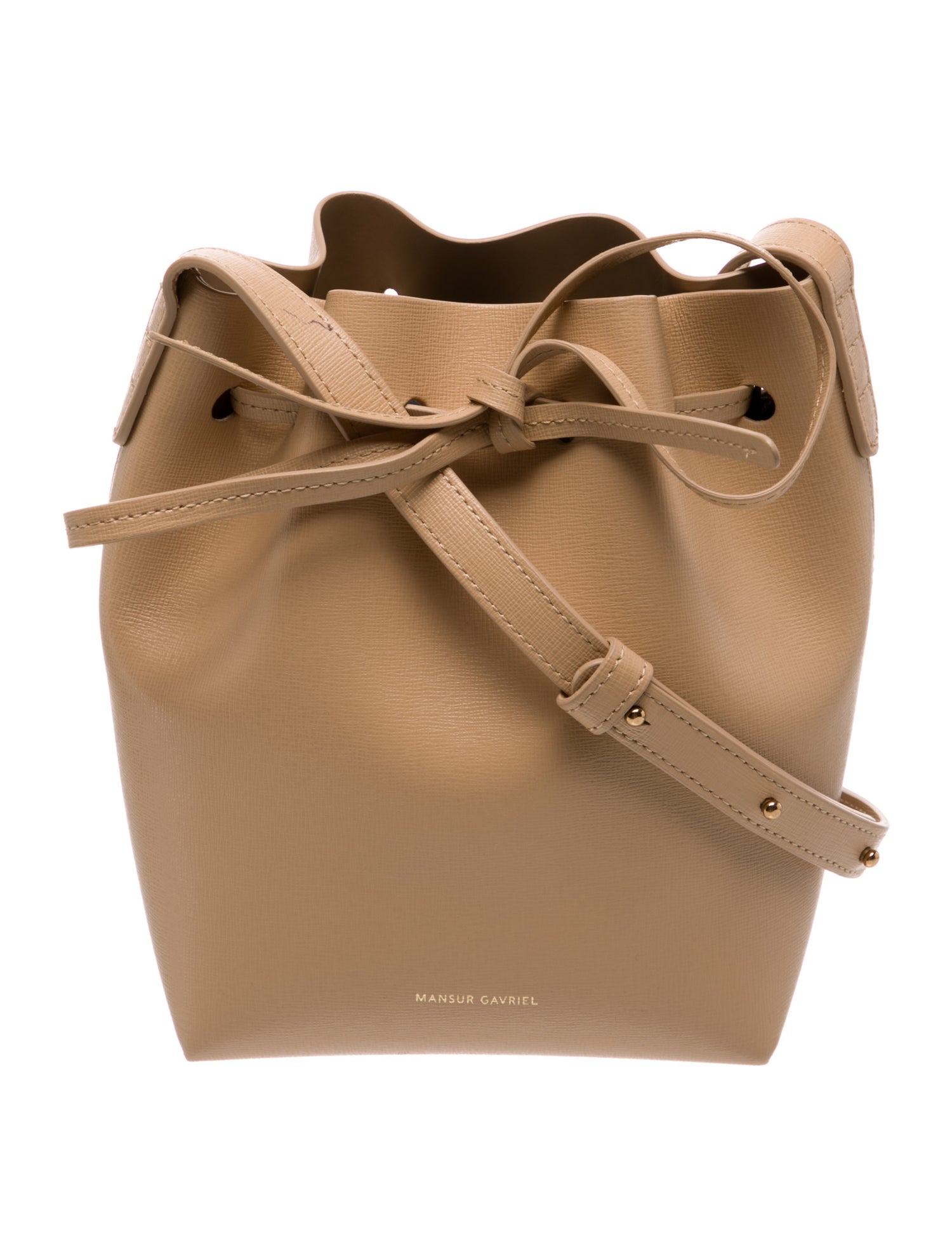 Mansur Gavriel Leather Bucket Bag