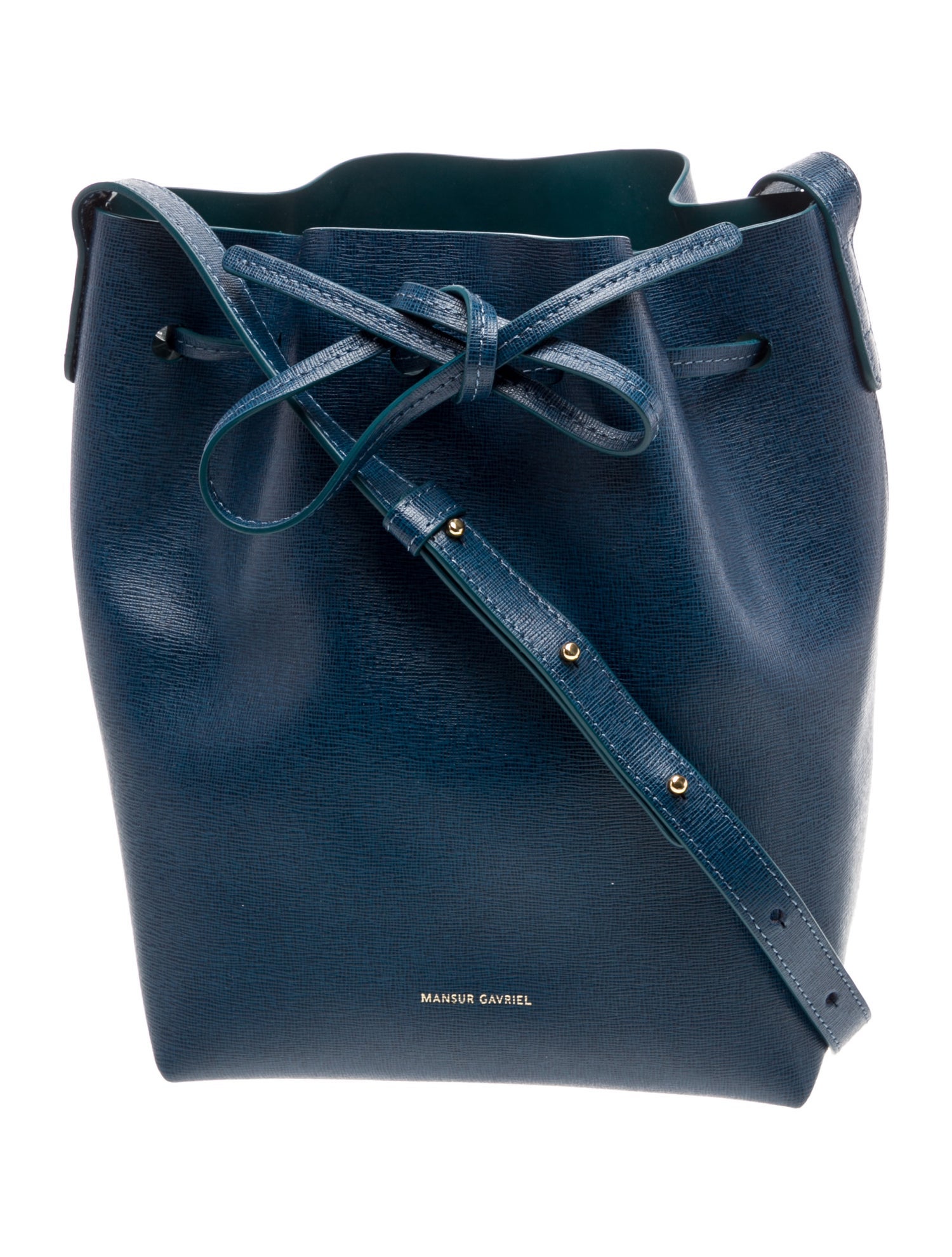 Mansur Gavriel Leather Bucket Bag w/ Tags